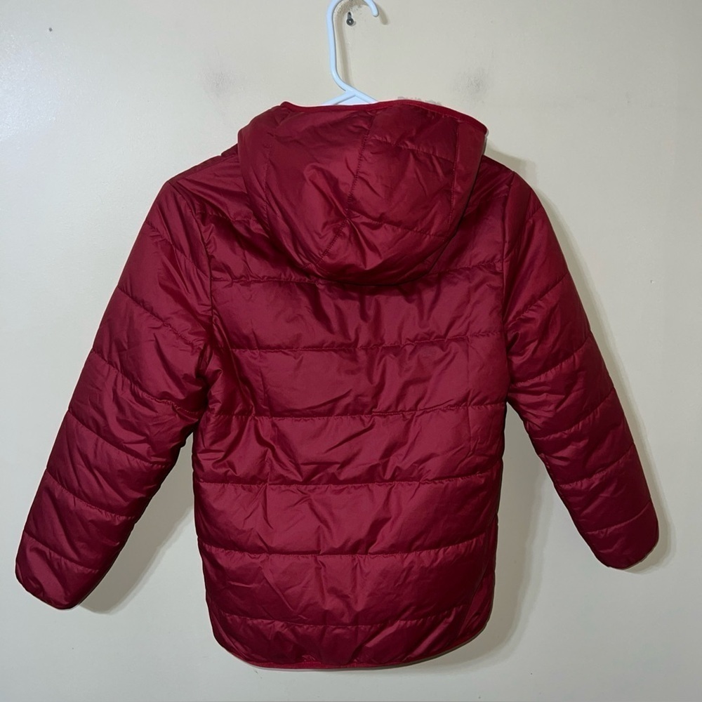 Patagonia Youth Ready Freddy Jacket Reversible Red Fleece - Picture 4 of 7